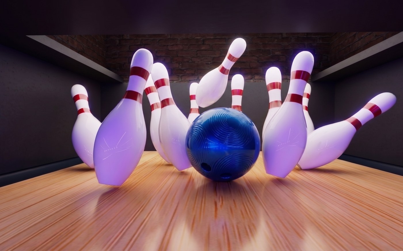 MVF Students bowling with Mountain Life at Holiday Lanes